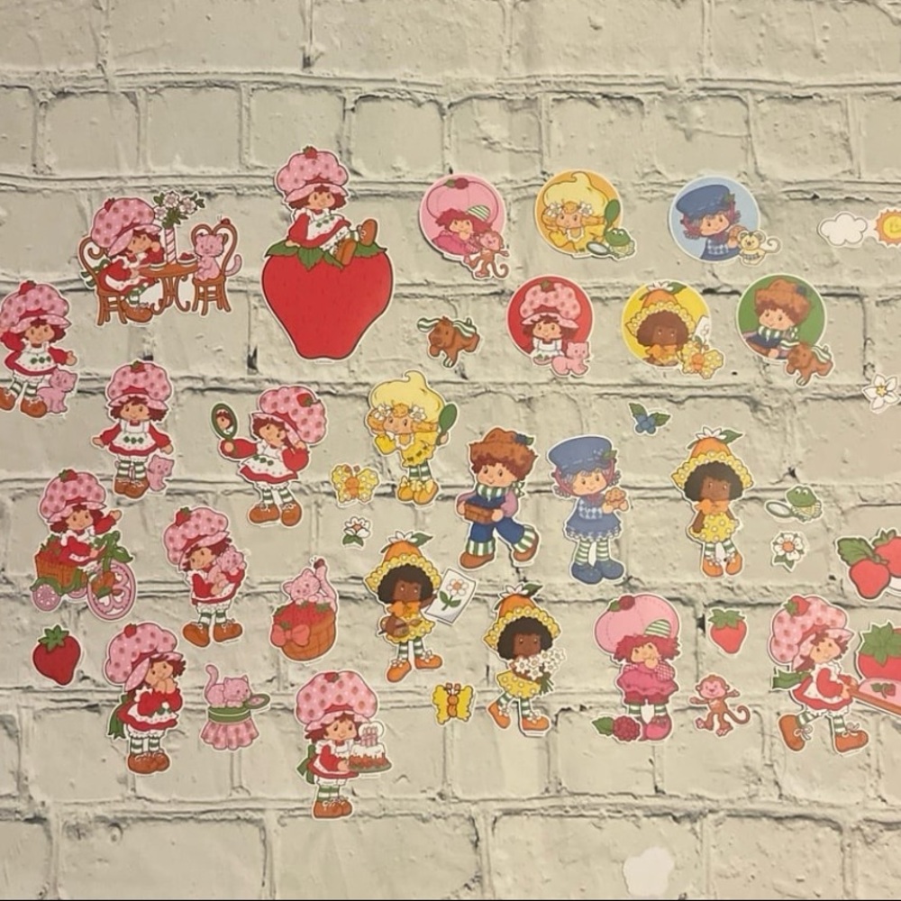 Large Lot Strawberry Shortcake and Friends Stickers